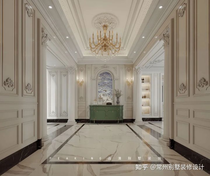 常州中式别墅装修风格设计案例,常州500平别墅装修