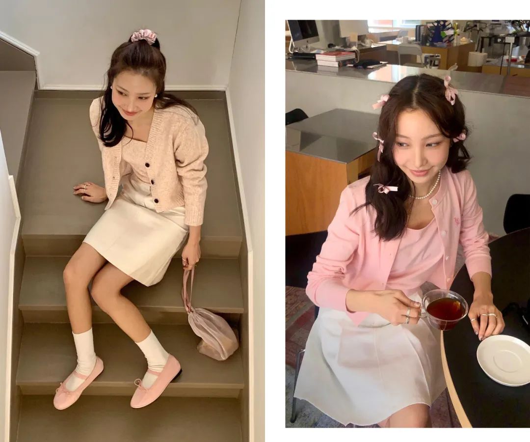 芭蕾风穿搭合集,芭蕾风冬季穿搭