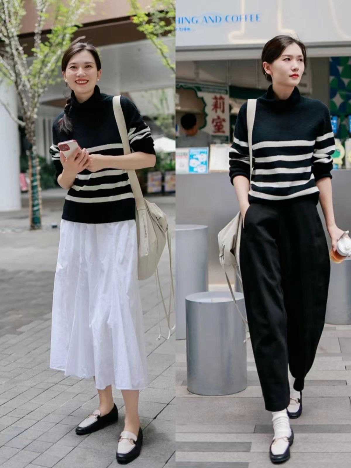 减龄不费脑穿搭时尚条纹,怎样穿搭条纹衫衣服比较好看