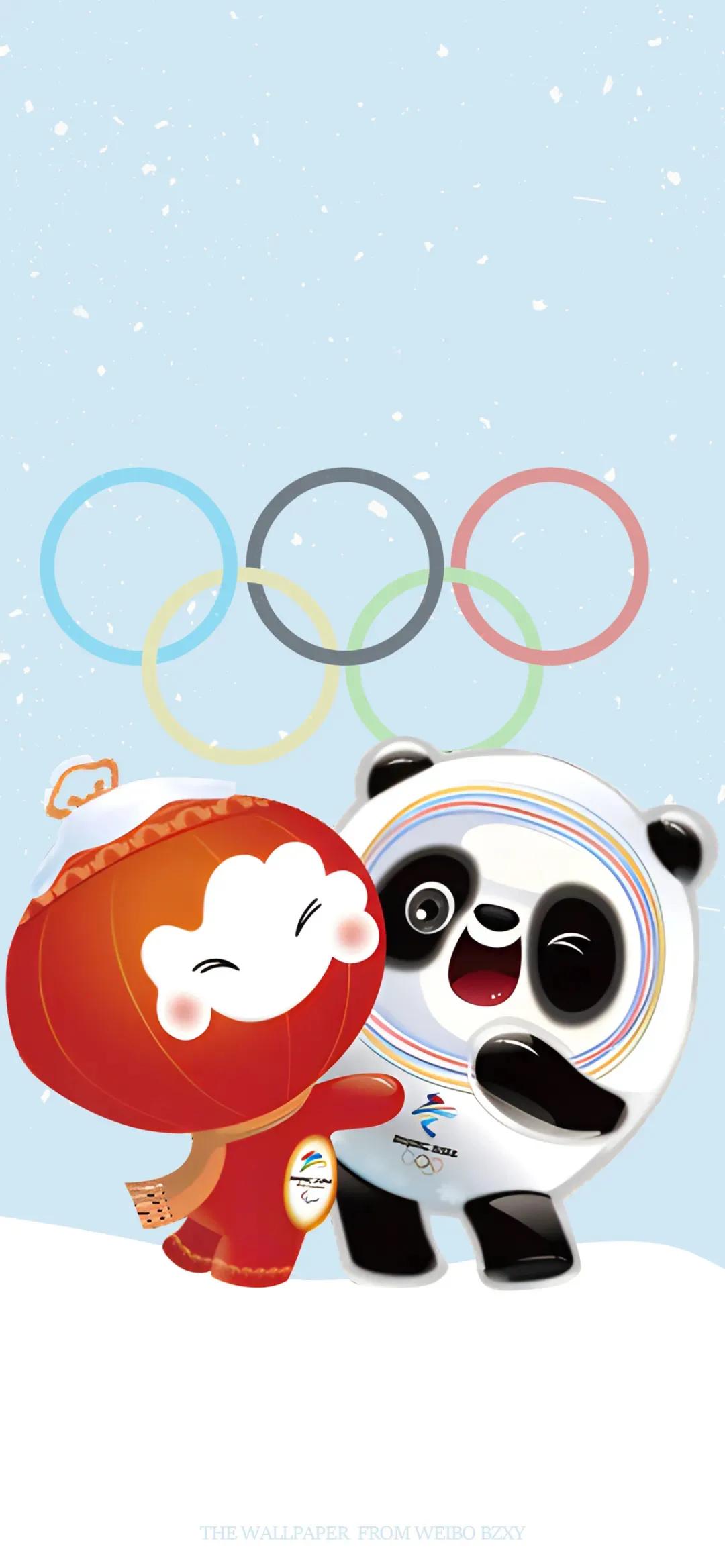 冰墩墩和雪容融头像框,冰墩墩和雪容融头像壁纸系列图片