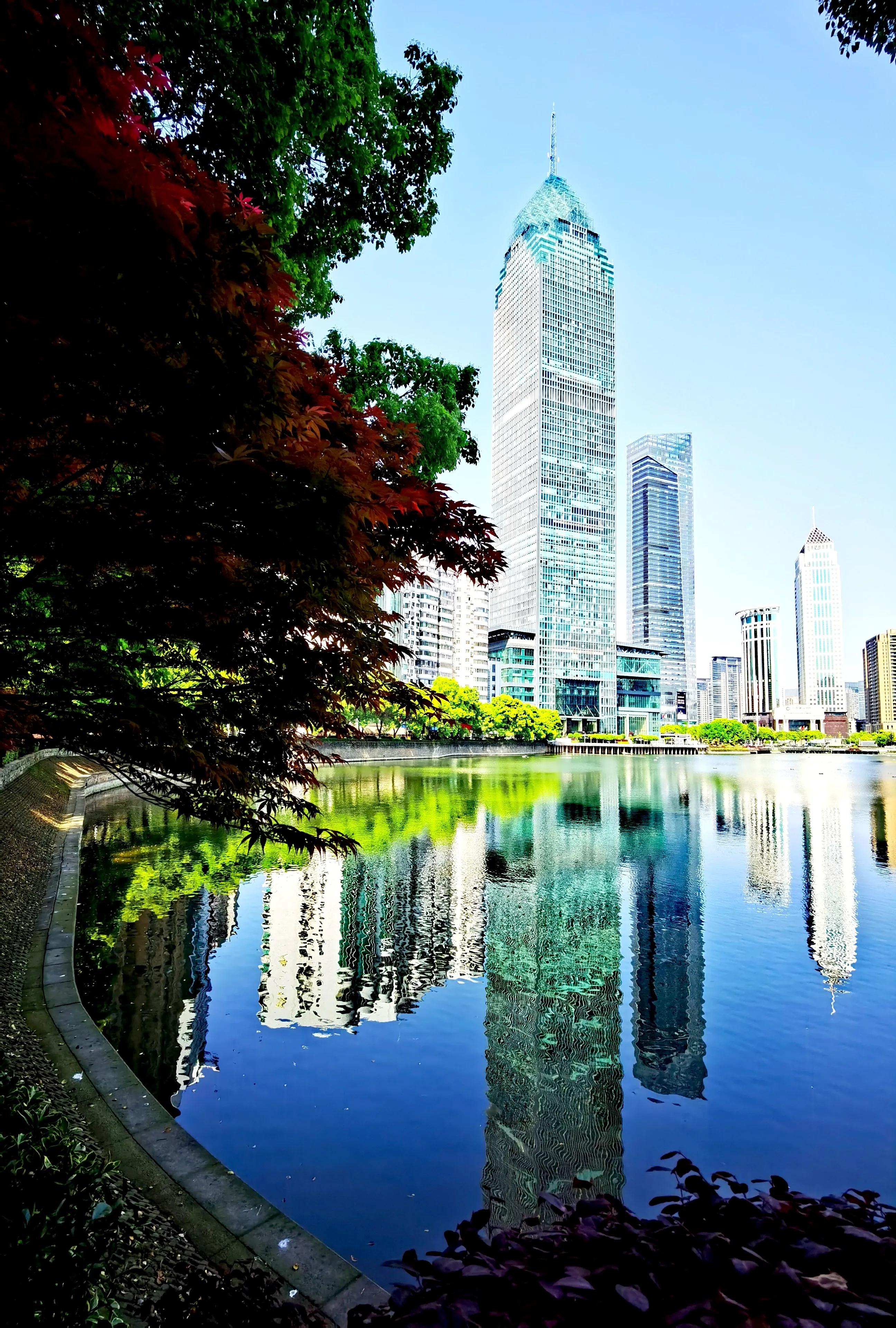 武汉的沉湖湿地公园,武汉最大喷泉