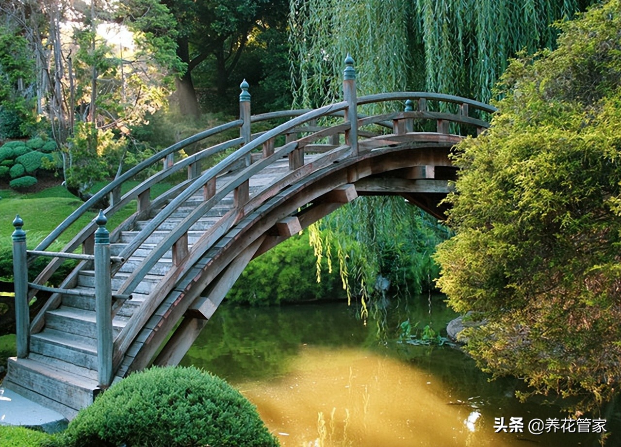 园林建筑景观之塔桥景观,园林景观桥方案