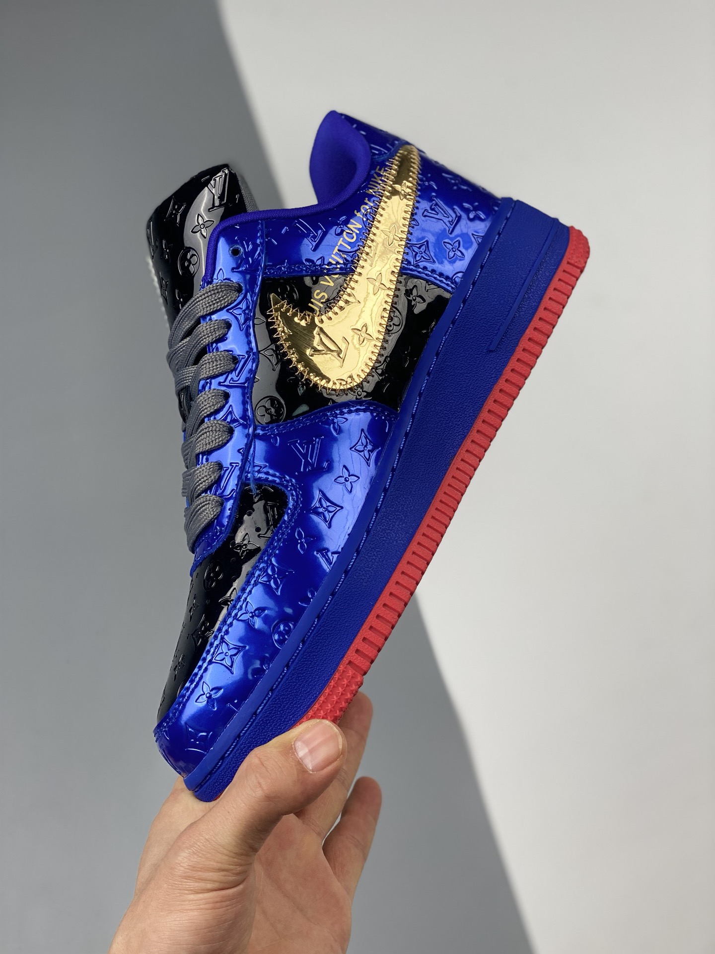 louisvuitton休闲鞋纯黑,nike路易威登联名鞋空军一号