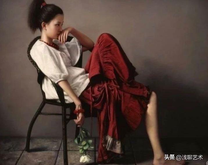 写实派人物画欣赏,超写实主义绘画国内的画家