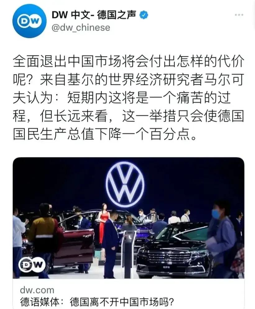 中国先胜一局？德媒：中国绕开燃油机弯道超车，吃亏的不只是德国