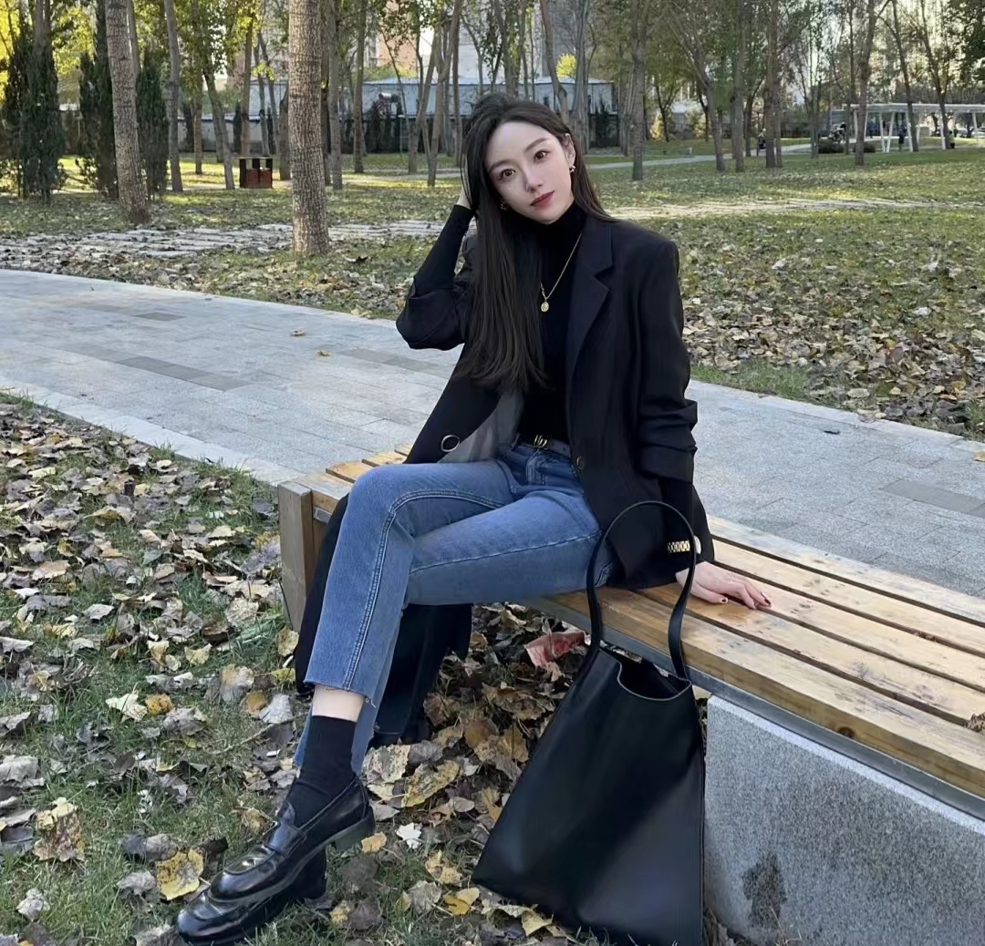 19套长款大衣内搭推荐,层次分明显高显瘦