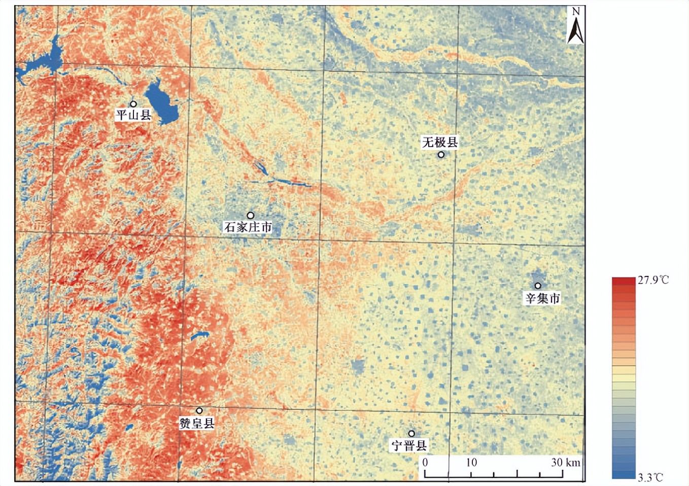 文章推荐！遥感影像地表温度反演与地热资源预测——以石家庄地区为例