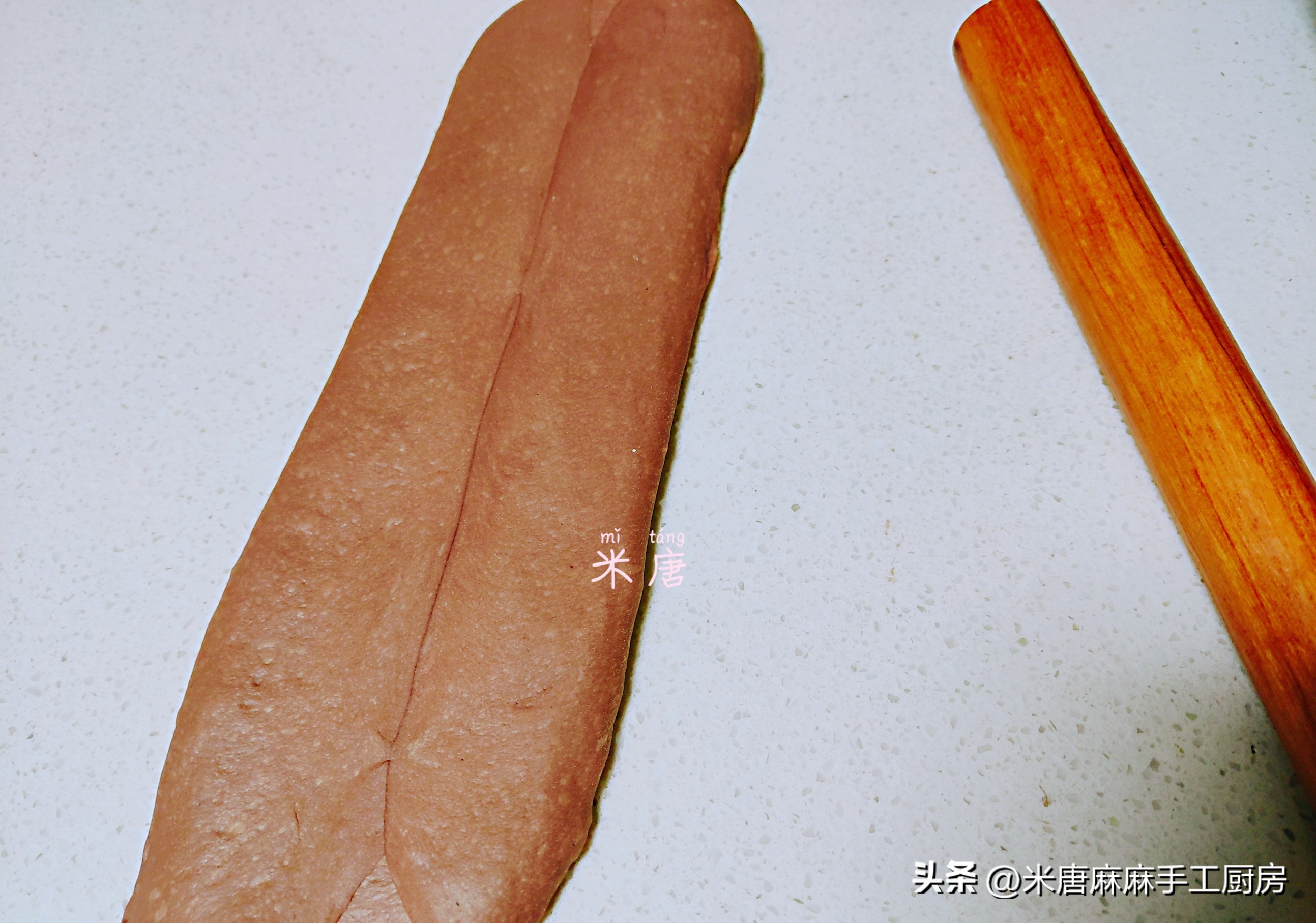 米唐麻麻玩转面团：#吐司日记#奥利奥乳酪吐司