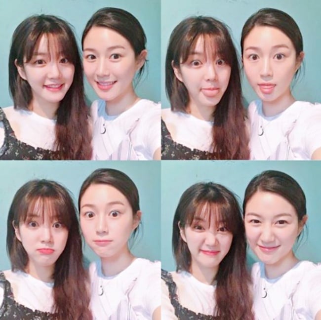 郑秀妍郑秀晶姐妹同台亲密,郑秀妍张俪cp