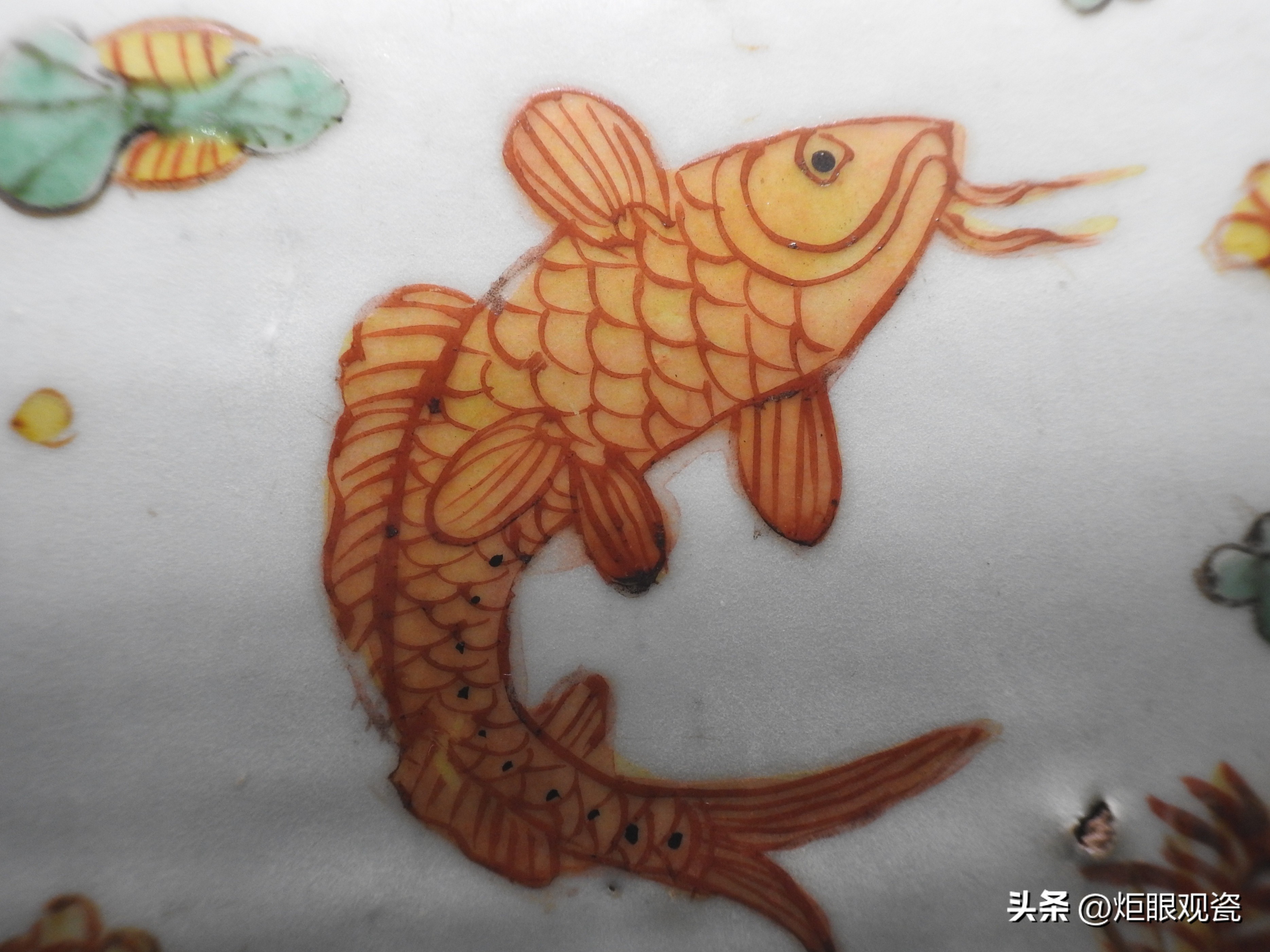 鱼乐其中——细观嘉靖五彩鱼藻纹罐的黄上红、翡翠绿、回石青