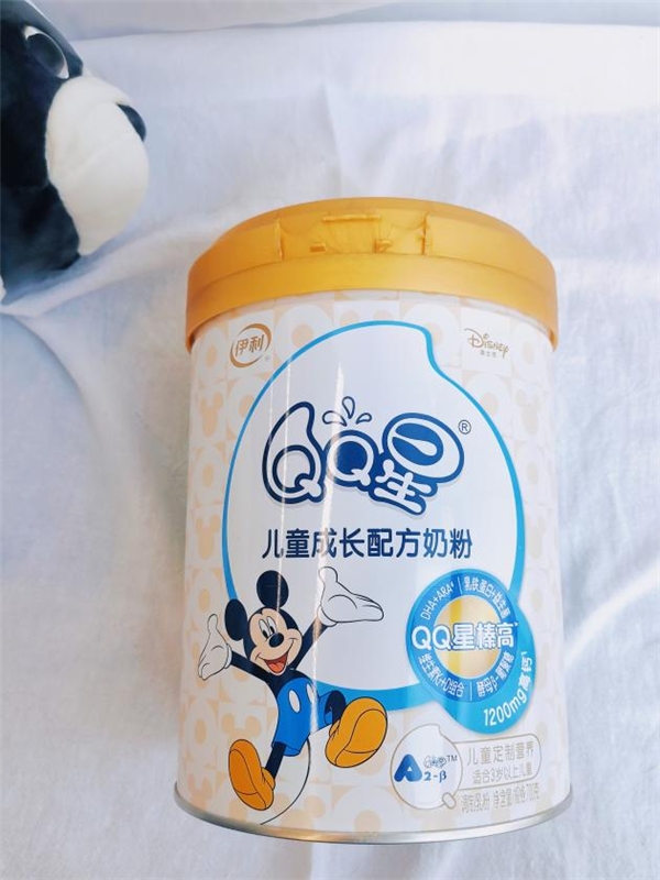 哪个牌子奶粉含益生元高,伊利qq星榛高奶粉700g多少钱一箱