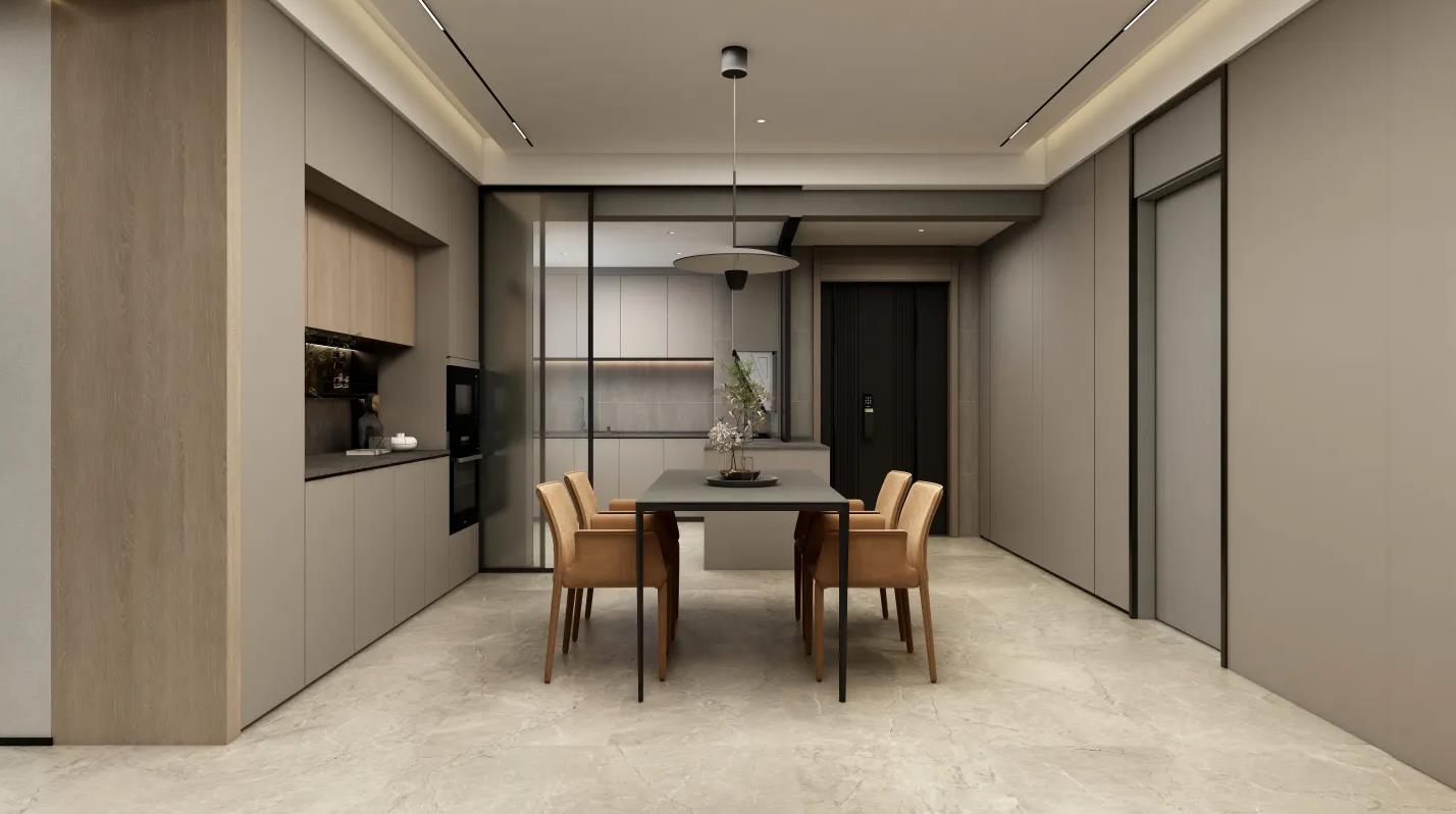 家装风格效果图大全轻奢110平,轻奢风格家装餐厅平面图