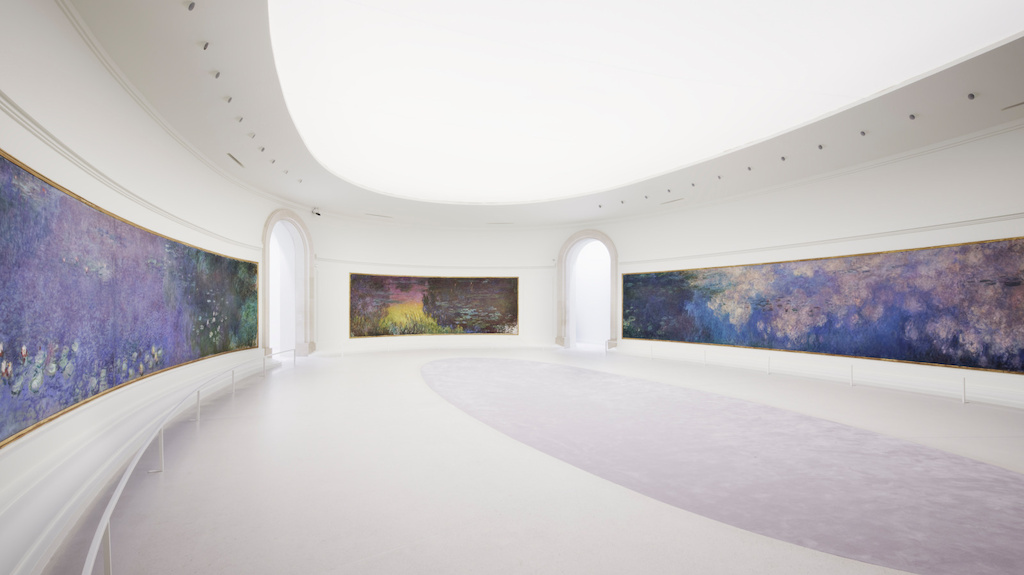 橘园美术馆睡莲,在橘园美术馆欣赏莫奈睡莲