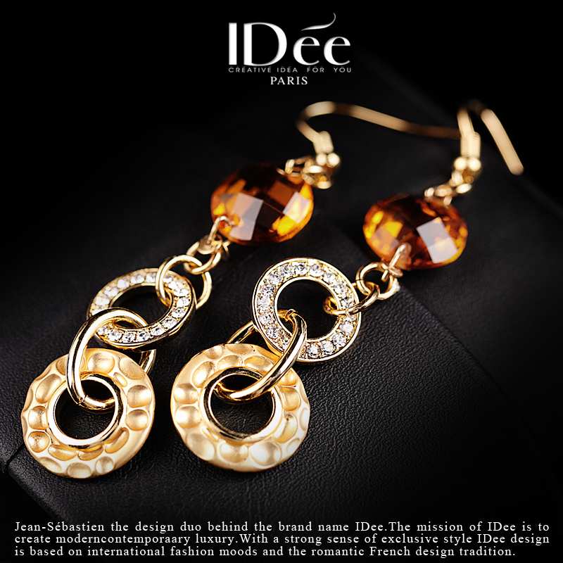 简约、时尚、闪耀——法国IDee气质款时尚耳坠高级感法式小众设计