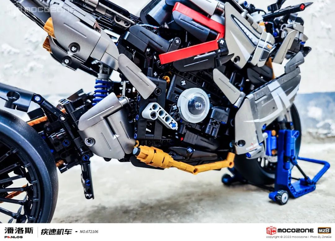 积木摩托车测评,纳扎雷摩托车积木测评