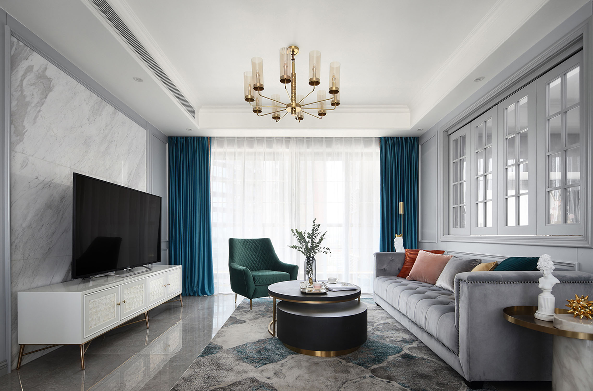 100款卧室背景墙装修效果图,最耐看的轻奢背景墙