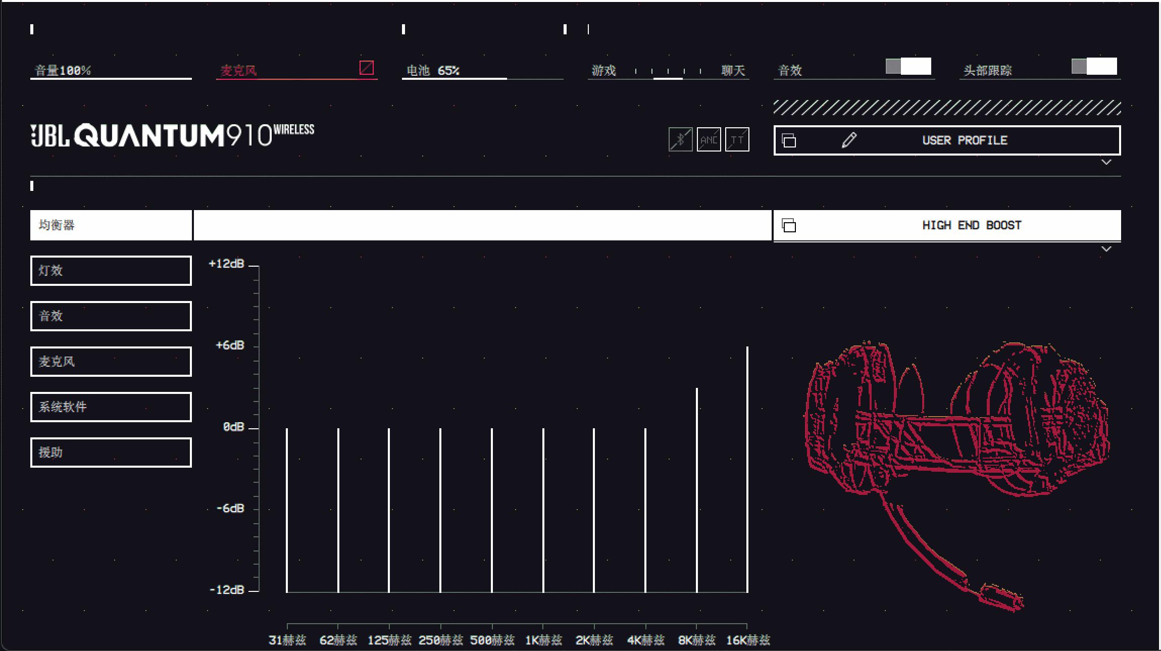 jblquantum100娓告垙鑰虫満娴嬭瘎,鏃犵嚎鑰虫満鐢电珵鑰虫満
