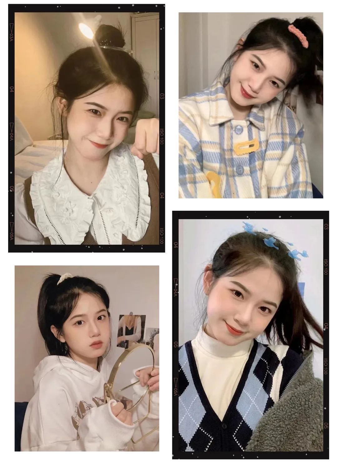 不尝试下刘海你永远不知道多减龄,不容易剪残适合全部脸型的刘海