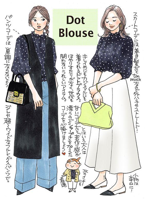 手绘秋冬穿衣搭配图,秋冬氛围感时尚穿搭手绘