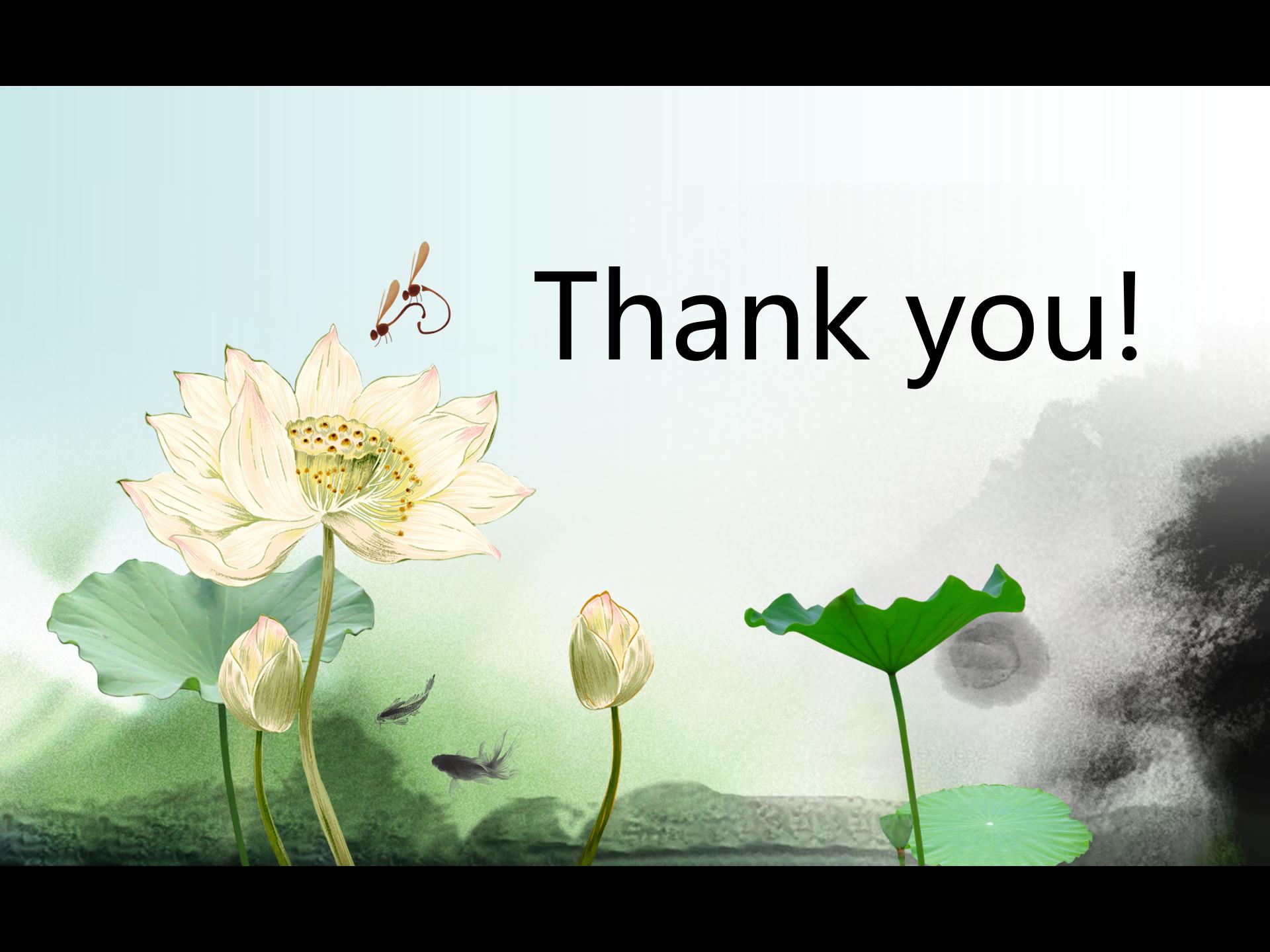 最美中国风PPT模板：荷花中国意境熏陶，适合各教师（18）