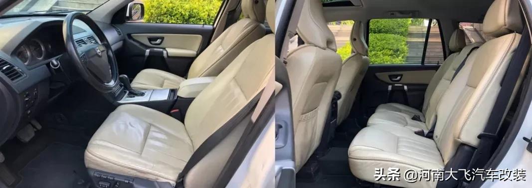 老款沃尔沃内饰布局,10年沃尔沃xc90改装案例