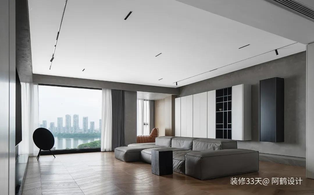 世茂九溪墅五期190平湖景大平层,大平层现代轻奢200平景观