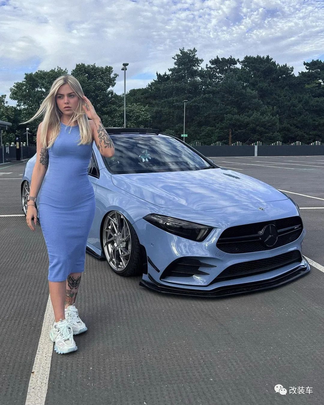 奔驰车模amga35,奔驰c级小姐姐改装