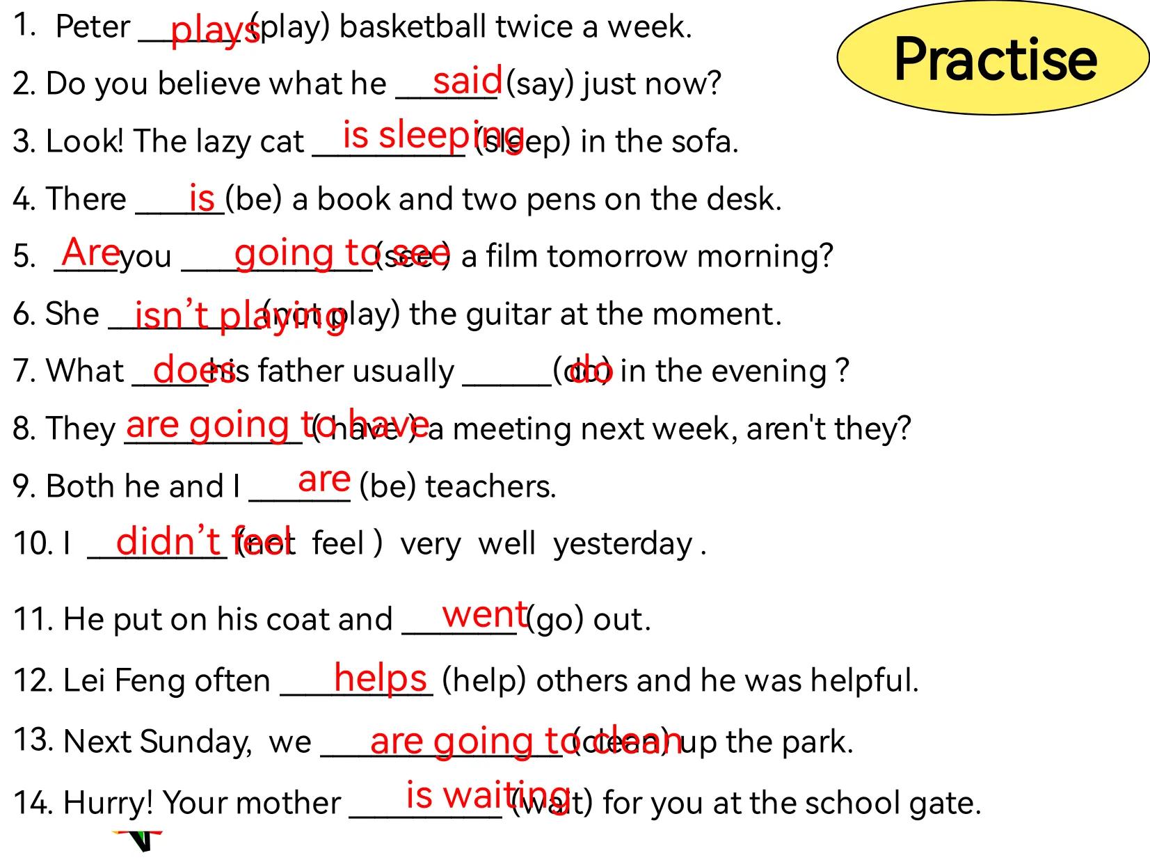 3至6年级小学英语语法知识点全部,超有效小学生英语语法视频