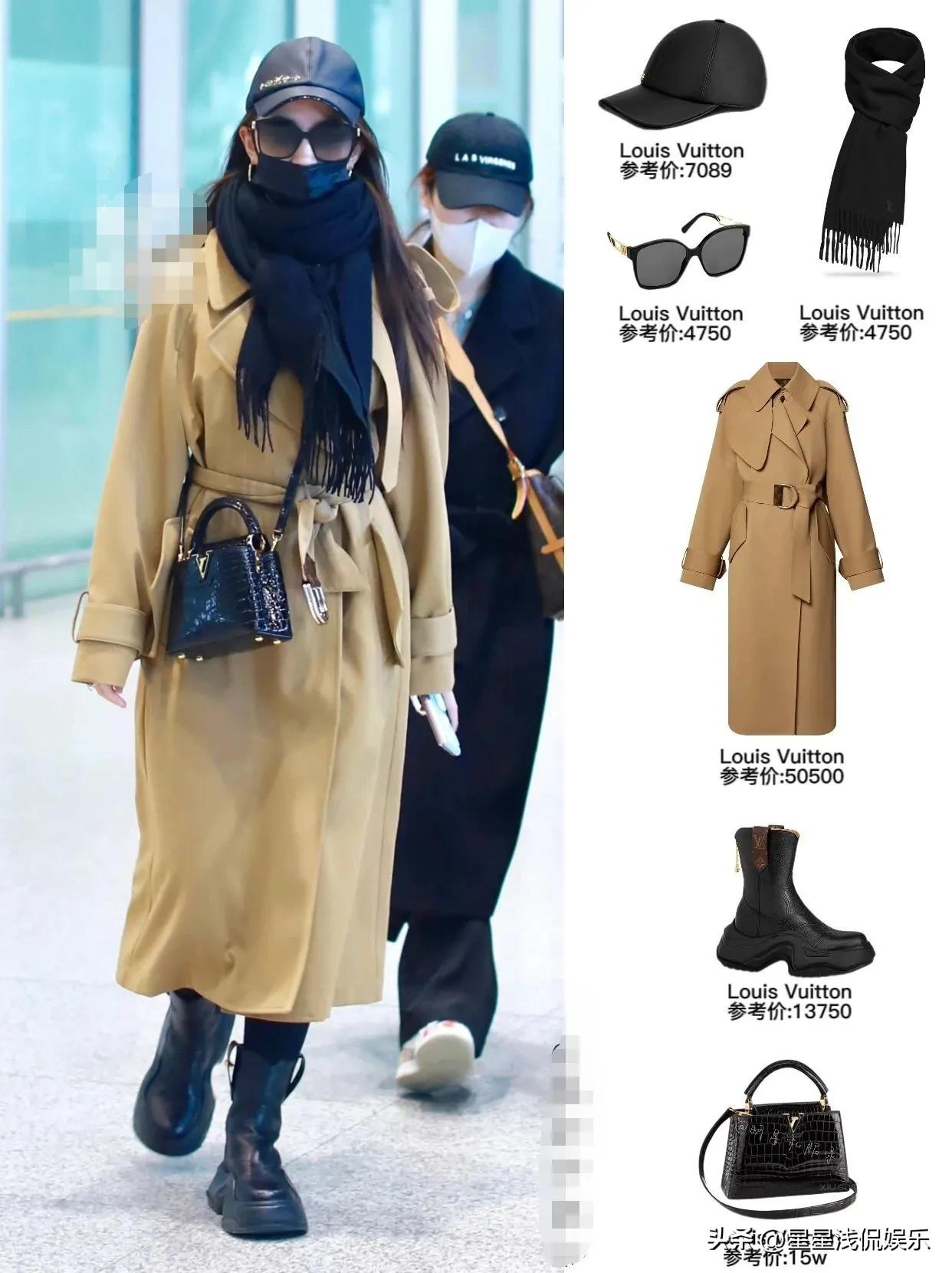 刘亦菲巴黎时装周2016,刘亦菲看lv时装造型