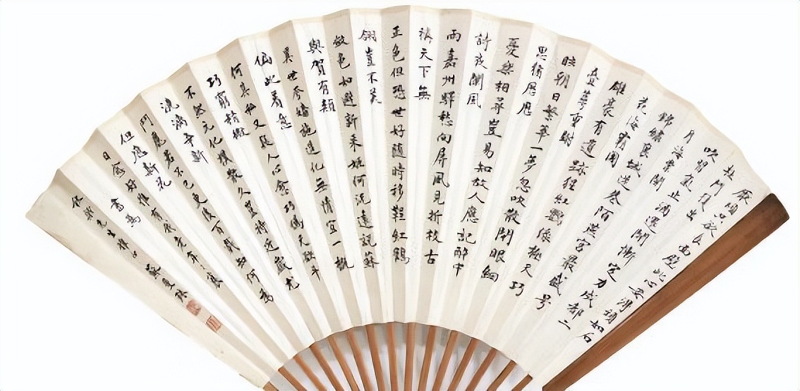 湖庄消夏历代名家扇面作品展,历代名家山水扇面作品