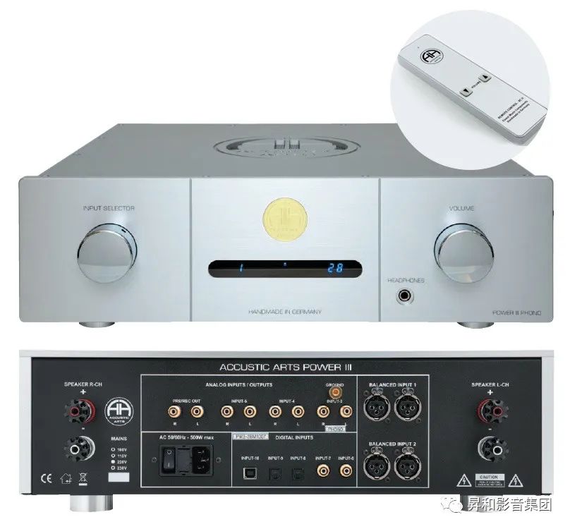 【转载】德国AccusticArts(AA)PowerIII合并式功放:传神演绎音乐,平衡而精细