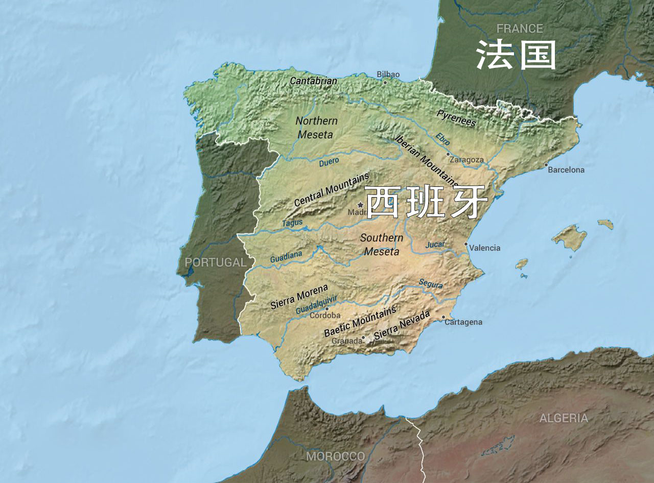 西班牙和哪个国家打过仗,西班牙法国意大利哪个国家好