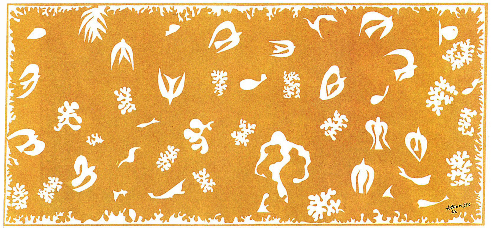 怎么画亨利马蒂斯这个人,亨利马蒂斯剪纸