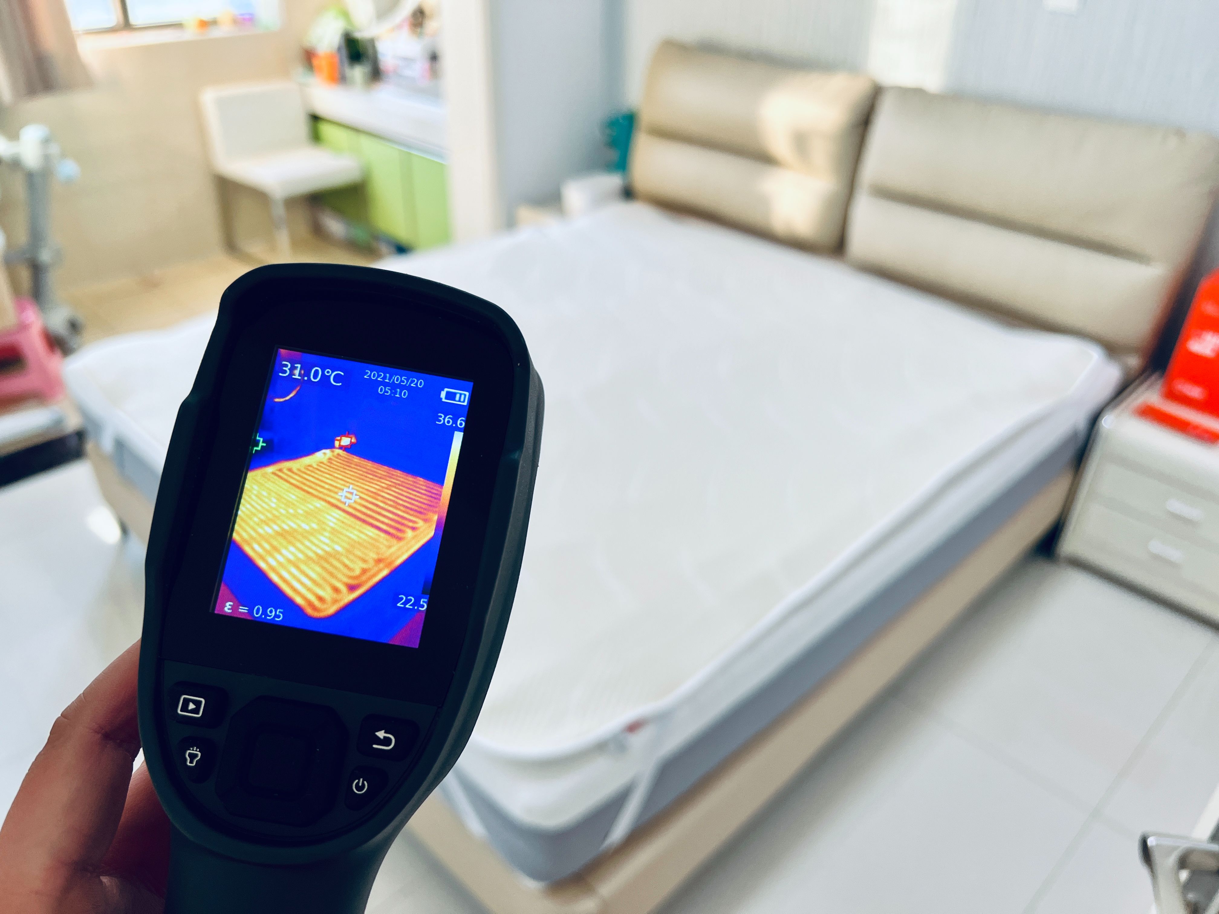 地暖垫取暖测评,智能恒温水暖毯冬天暖床神器