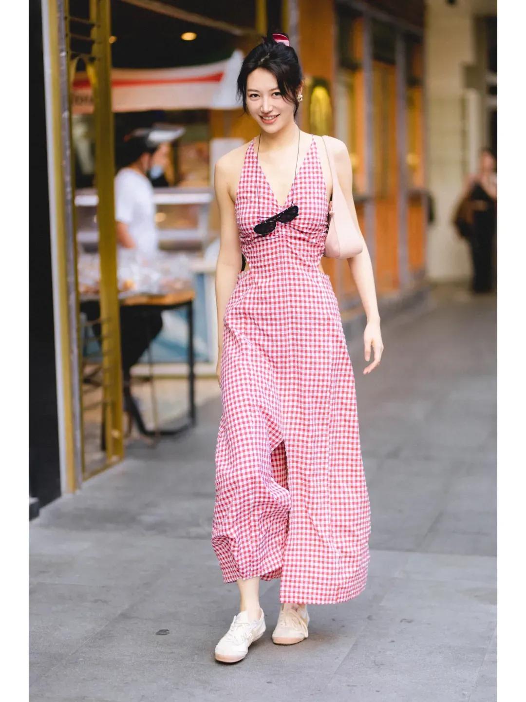 复古低腰裤直筒裤穿搭,时尚裤腰舒适有型