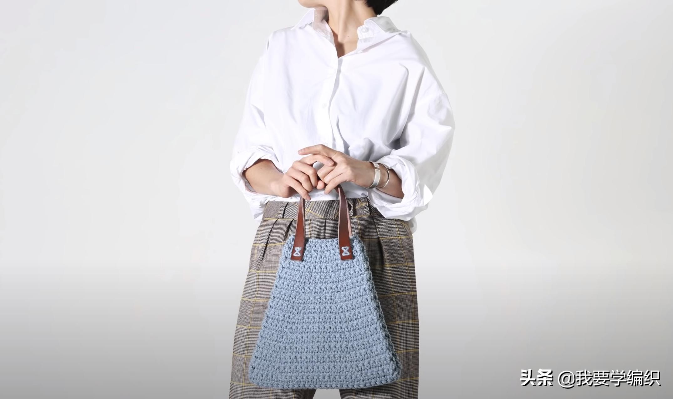 新手入门学钩小包,新手学钩包包视频教程