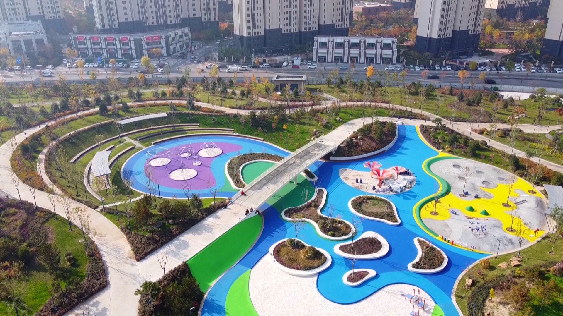 太原市龙城公园效果图,太原市龙城公园