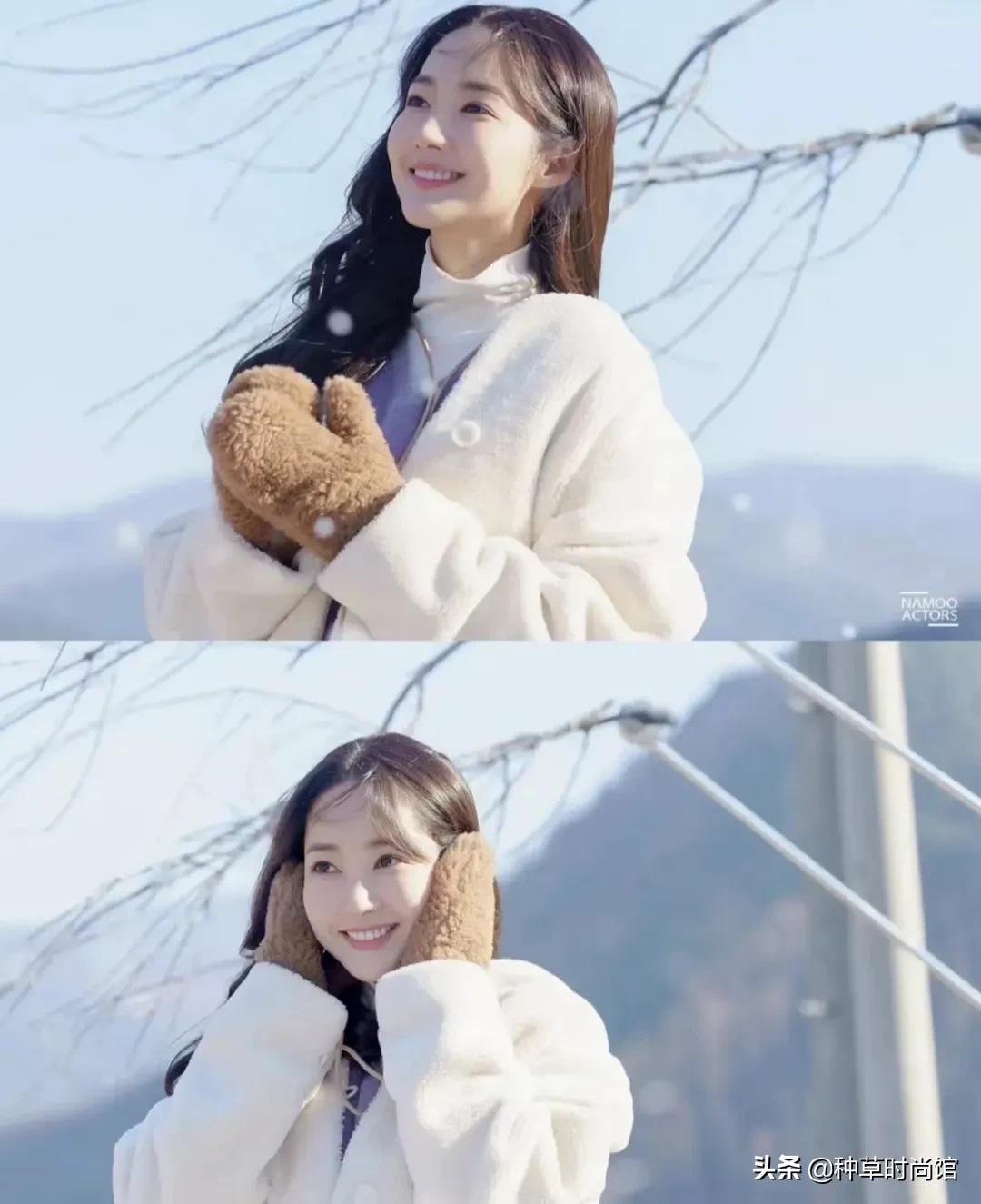 初雪氛围感韩剧女主穿搭,学日剧女主穿搭