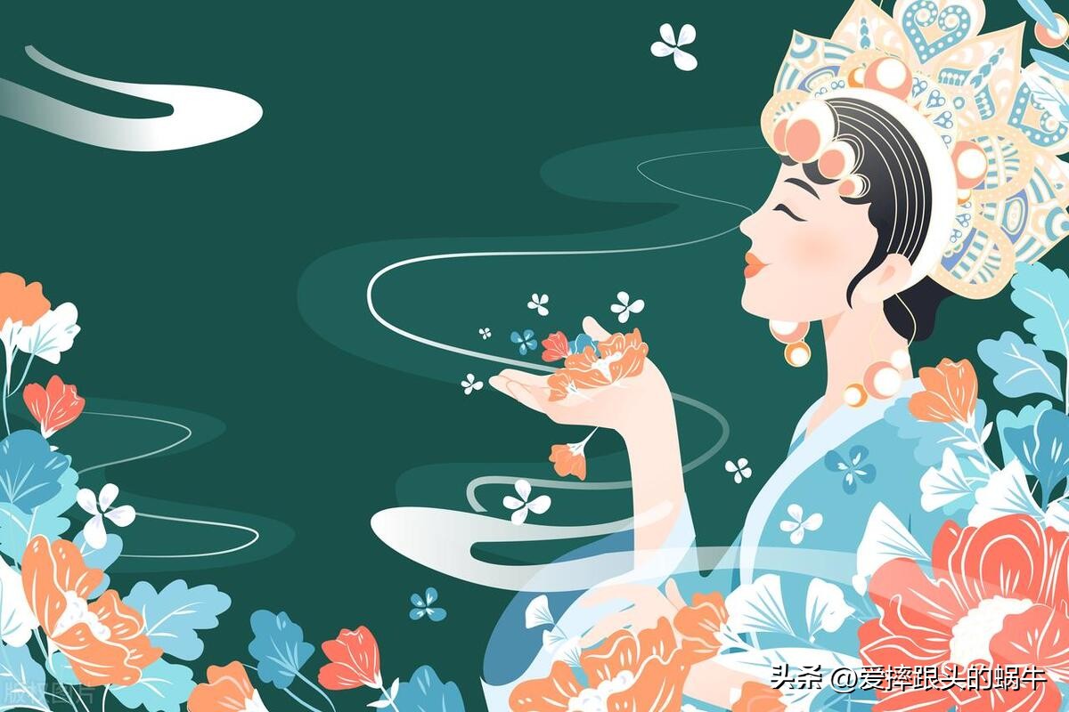 十二花神图谱完整版,工笔画十二花神欣赏