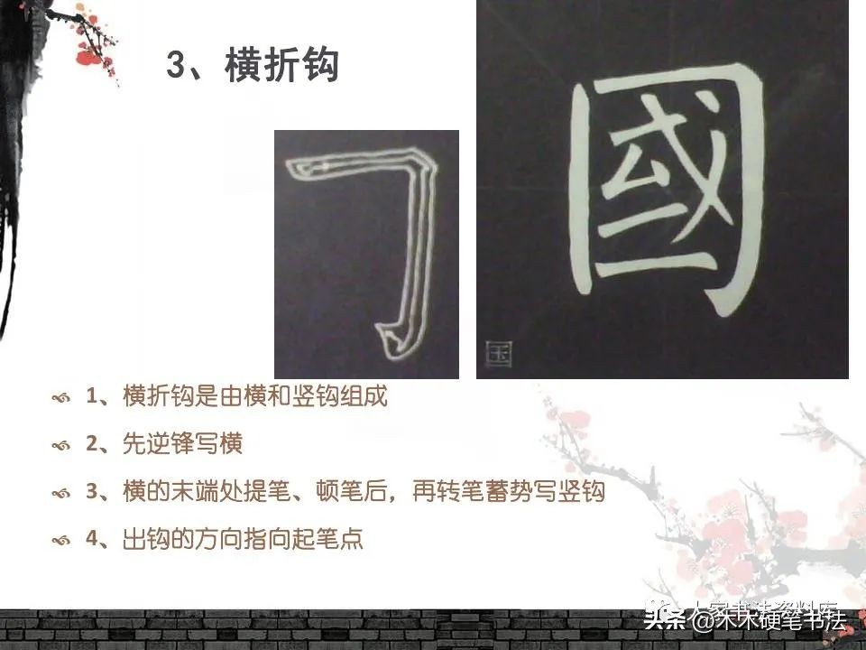 柳体基本笔画教学PPT课件