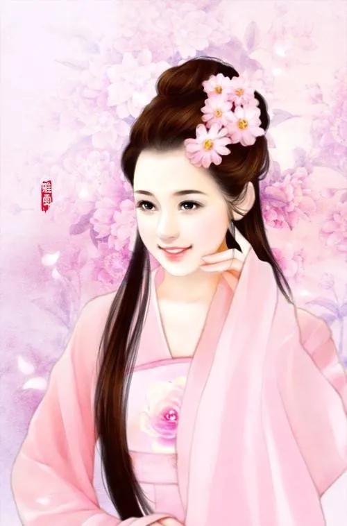 精美手绘手机壁纸古装演员,唐嫣古装高清壁纸