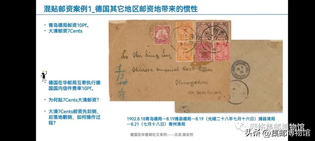烽断无烟一一清末德国在华邮政邮资漫谈（信函与明信片）