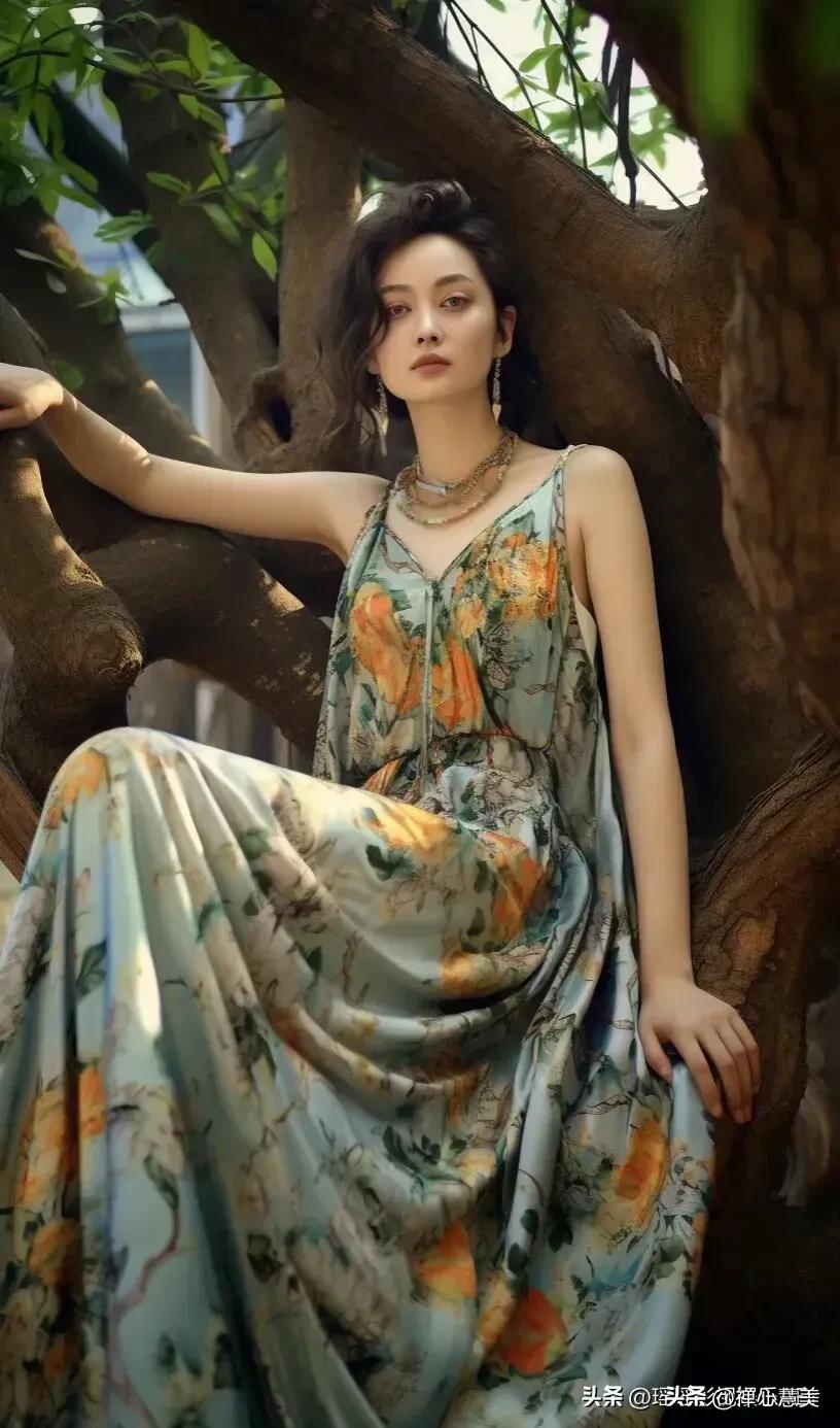 森系美女唯美图片,森系仙女风写真