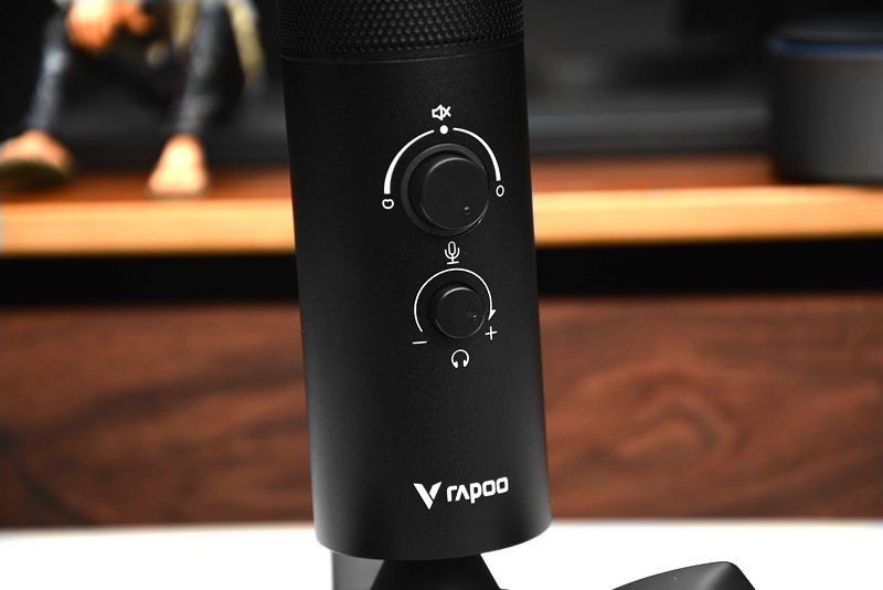 噬菌体外形，双指向模式，RGB背光，雷柏VS500电竞麦克风开箱