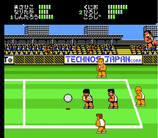 热血系列游戏躲避球,红白机热血躲避球