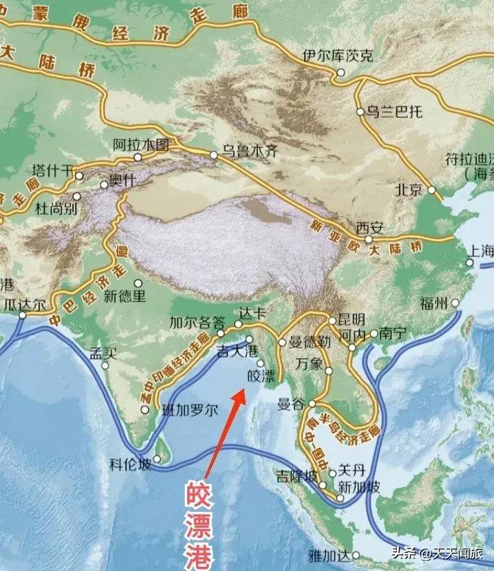 皎漂港对瑞丽有何影响,中缅走廊皎漂港