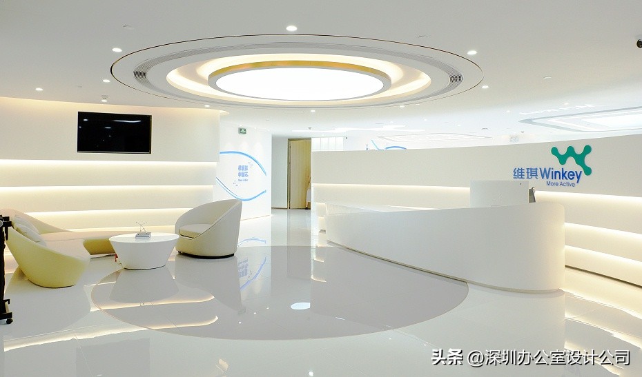 深圳大气装修办公室风格,南山区简约办公室装修设计