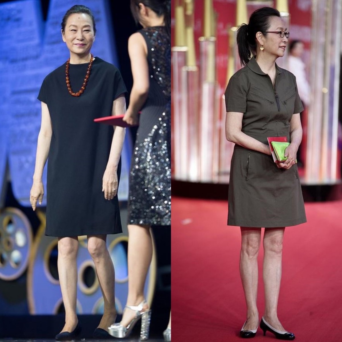 35届金鸡百花电影节刘晓庆奚美娟,第35届金鸡奖刘晓庆奚美娟红毯