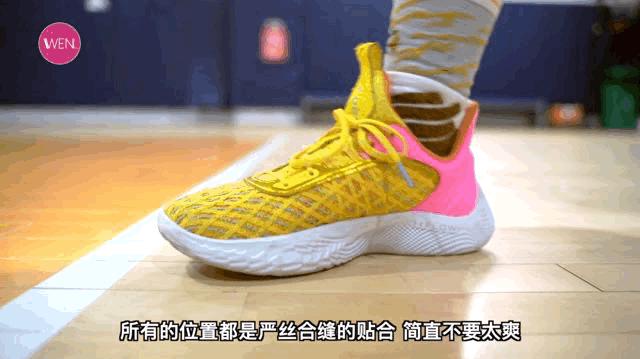 库里上脚新球鞋库里9,库里上脚9代战靴