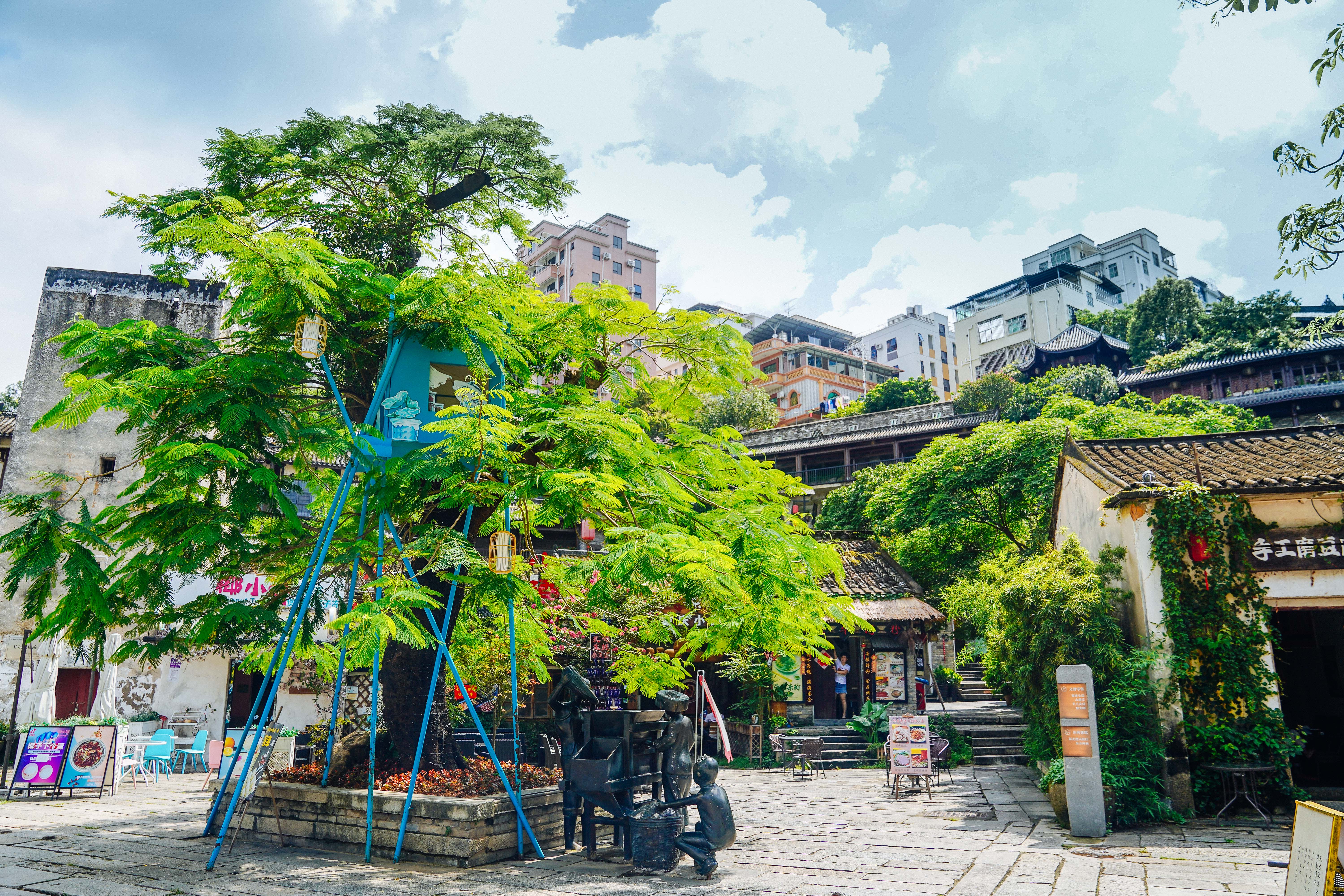深圳最美古镇甘坑客家小镇,甘坑客家小镇看风景